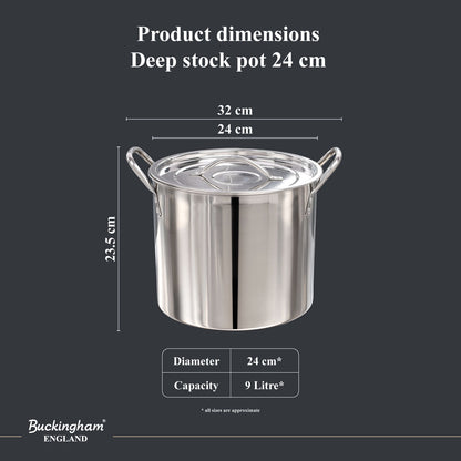 Buckingham Stainless Steel Stock Pot