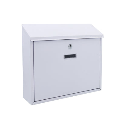 Buckingham Wall Mounted Steel Lockable Mailbox Post Letter Box Large