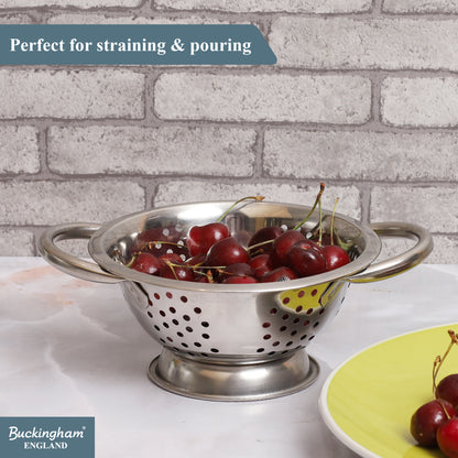 Buckingham Stainless Steel Fine Mesh Deep Colander