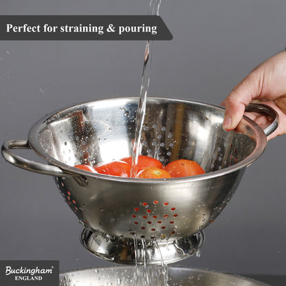 Buckingham Stainless Steel Fine Mesh Deep Colander