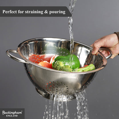 Buckingham Stainless Steel Fine Mesh Deep Colander