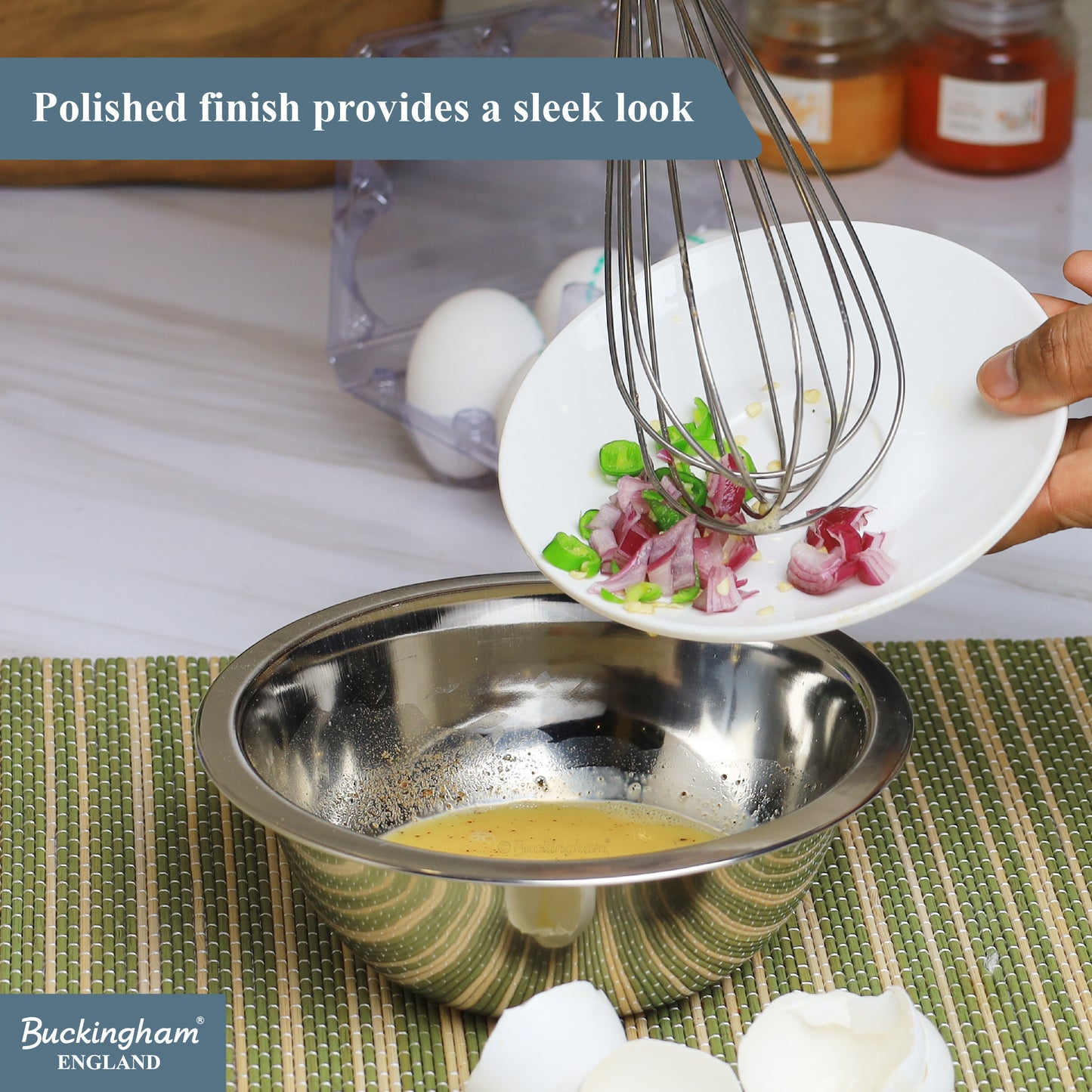 Buckingham Stainless Steel Deep Mixing Bowl