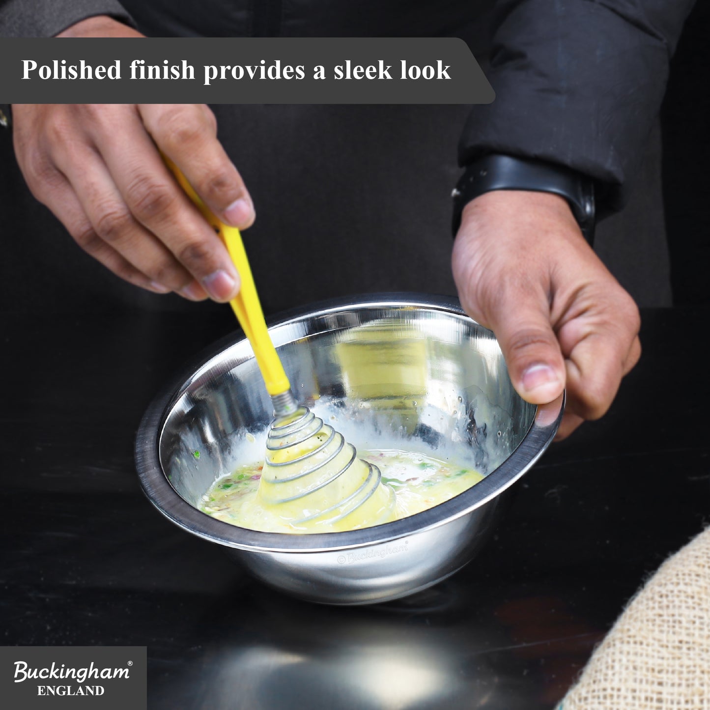 Buckingham Stainless Steel Deep Mixing Bowls for Kitchen