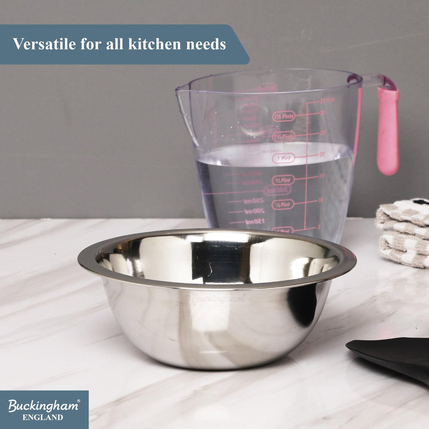 Buckingham Stainless Steel Deep Mixing Bowl