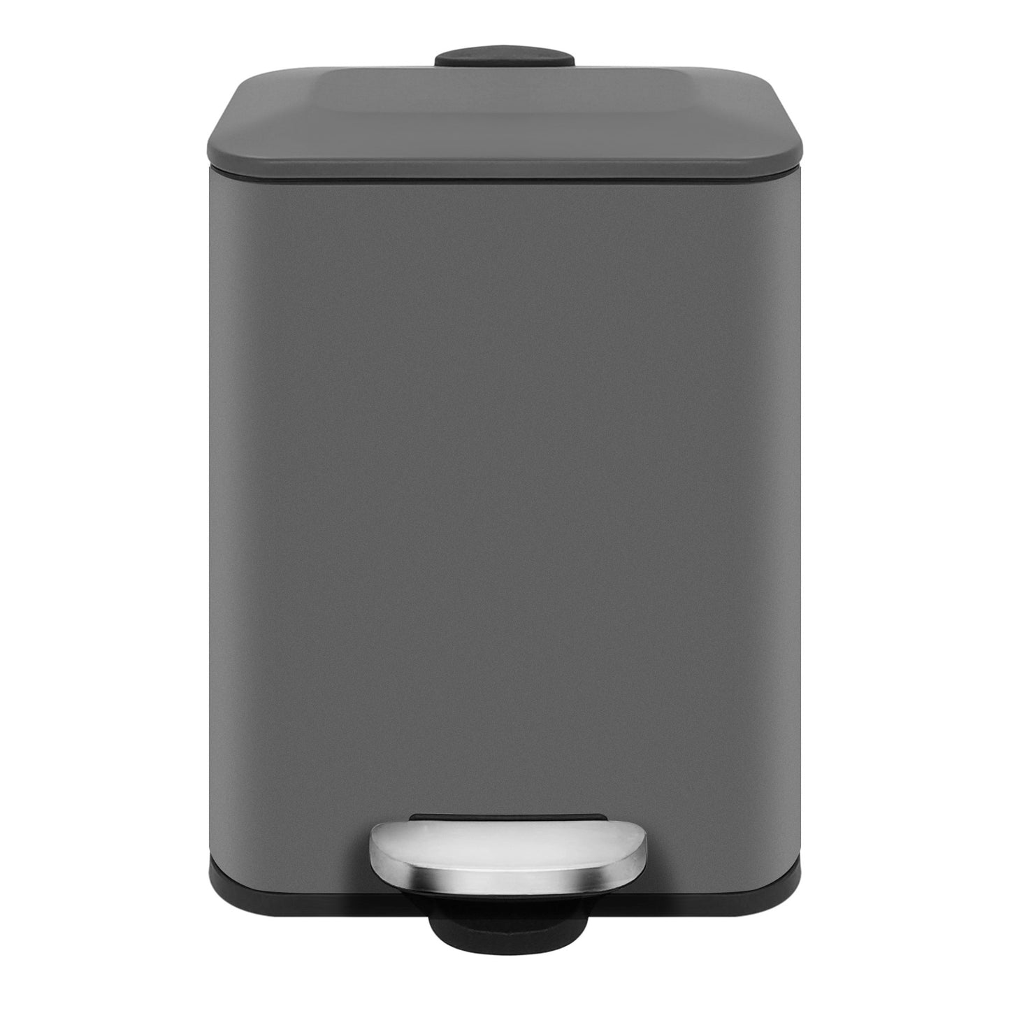 Buckingham Rectangular Pedal Bins Black Powder Coated 5 Liters