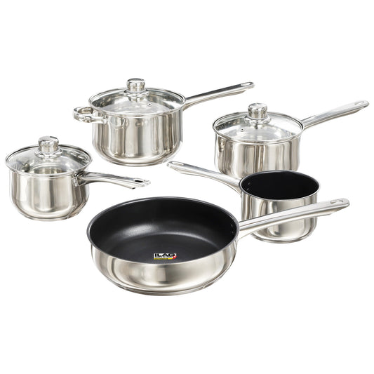 Buckingham 5 Piece Stainless Steel Induction Cookware Set