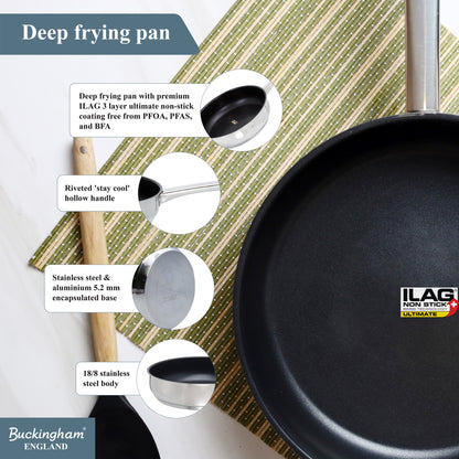 Buckingham 5 Piece Stainless Steel Induction Cookware Set