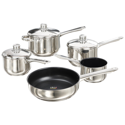 Buckingham 5-Piece Stainless Steel Cookware Set