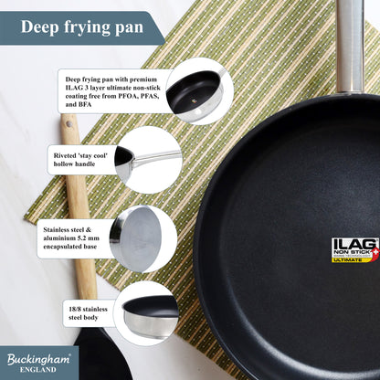 Buckingham 5-Piece Stainless Steel Cookware Set