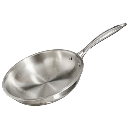 Buckingham Elite-Tri 18/8 Stainless Steel Frying Pan Uncoated.