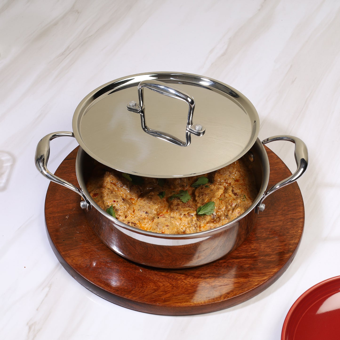 Buckingham Elite Tri-ply 18/8 Stainless Steel Sauteuse pan