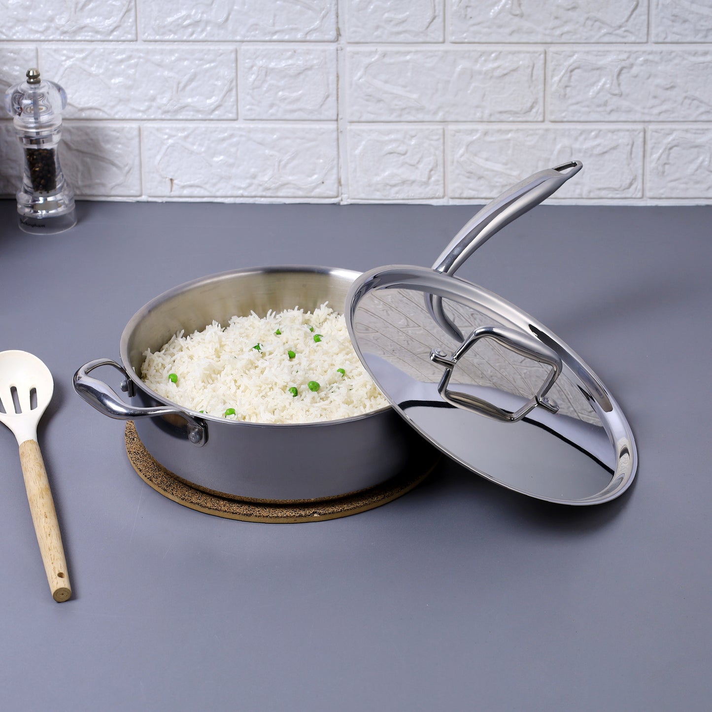 Buckingham Elite Tri-ply 18/8 Stainless Steel Saute pans