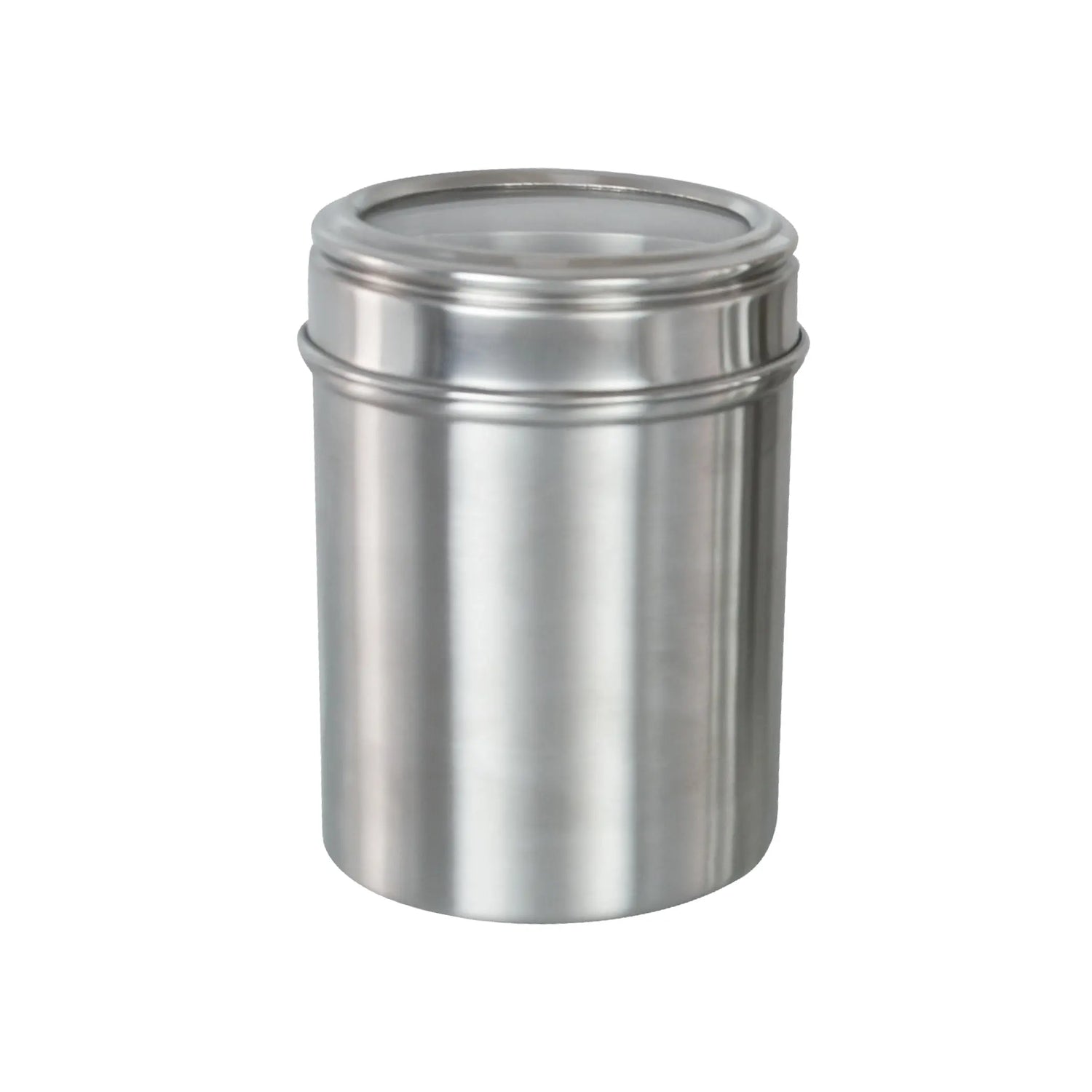 Buckingham Stainless Steel Storage Canisters with Matte Finish Acrylic Lid, 14 cm Matt Finish Buckingham Buckingham Cookware UK