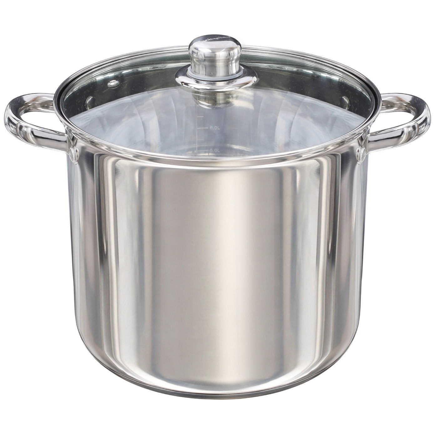 Buckingham Premium Stainless Steel Stock Pot with Glass Lid