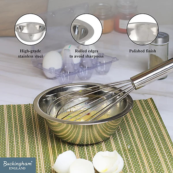 Large Stainless Steel Mixing Bowl