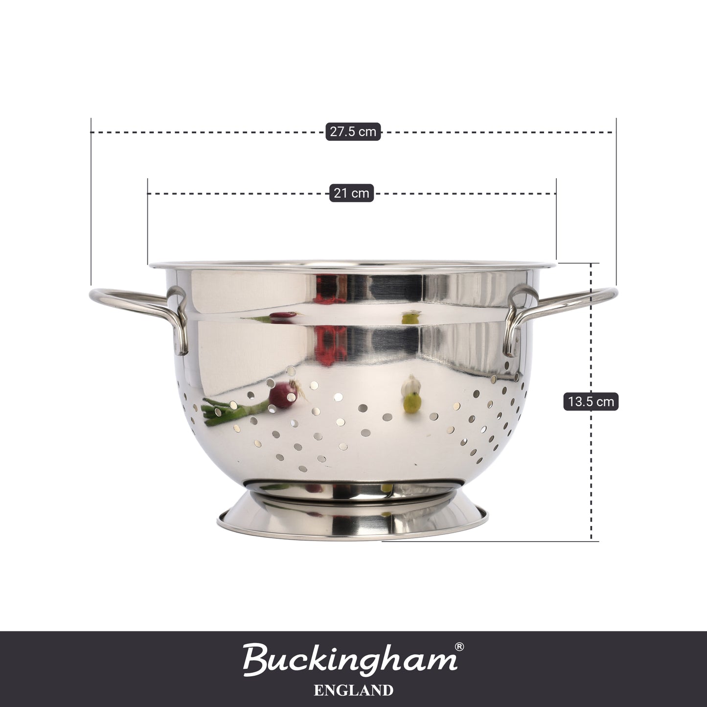 Buckingham Deep Stainless Steel Colander