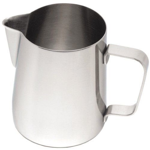 Buckingham Stainless Steel Milk Frothing Jug Conical Pitcher Cup for Barista Cappuccino Espresso Coffee / Latte Cafe 600 ml