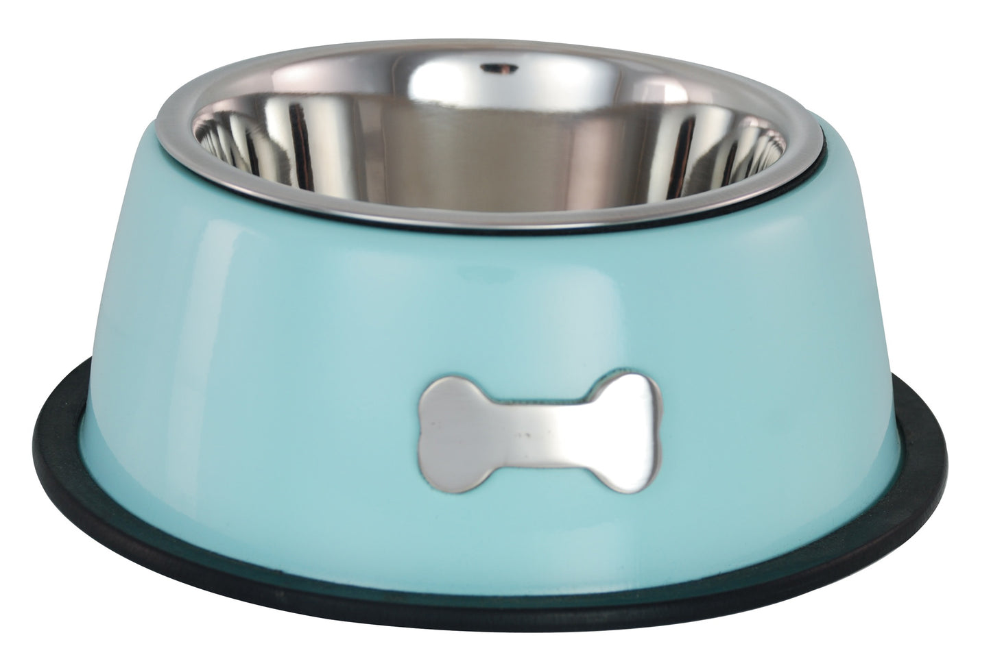Buckingham Stainless Steel Dog Bowl Pet Puppy Feeder Bowls Food Water Dish Bowl, Baby Green