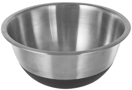 Buckingham Stainless Steel Deep Mixing Bowl Non-Slip Base, 3 Qt, 24 cm