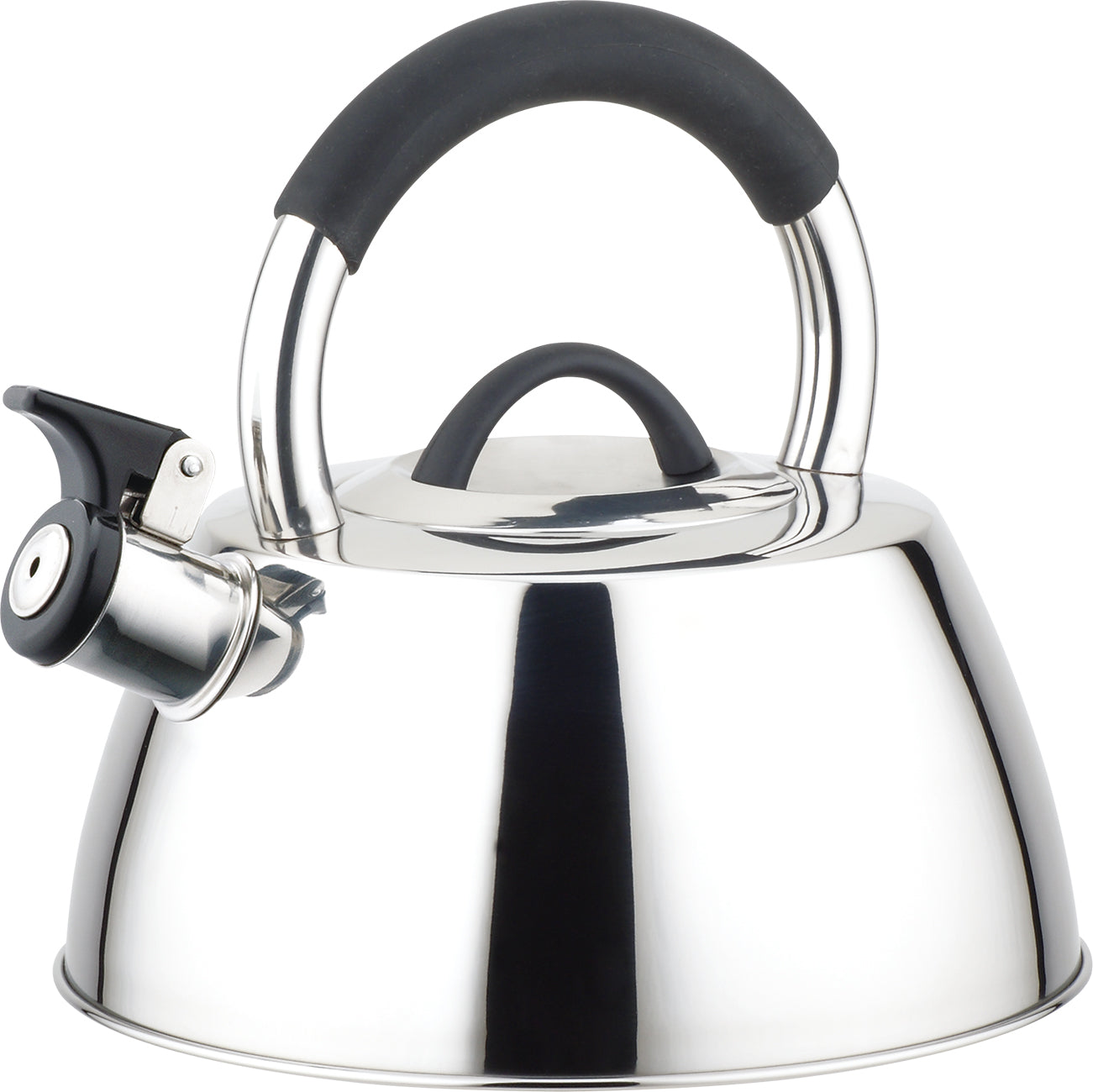Buckingham Modern Stove Top Induction Whistling Kettle 2.6 L - stainless steel