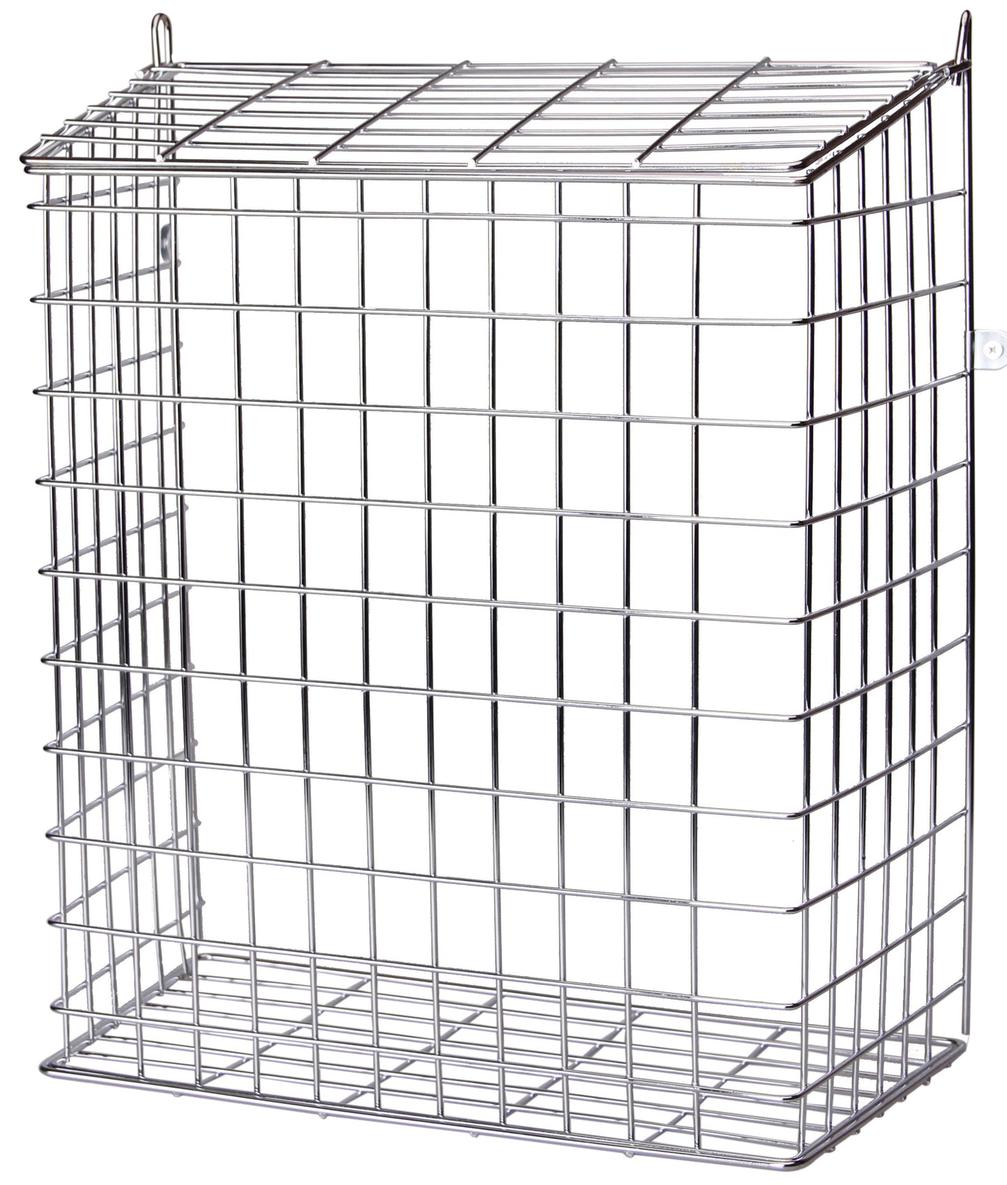 Buckingham Front Door Letter Cage, Guard, Basket, Mail Catcher, Post Box, Letter Box, Pre-Assembled, Chrome Plated
