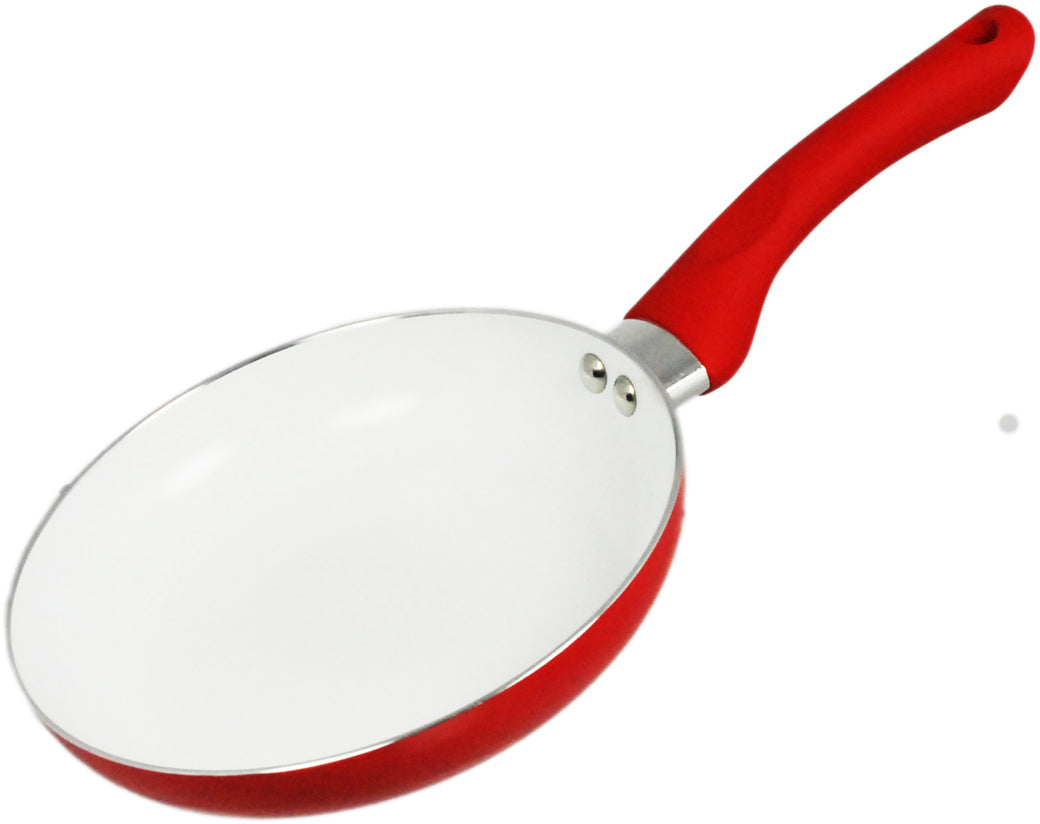Buckingham Induction Ceramic Coated Frying Pan 20 cm, Red