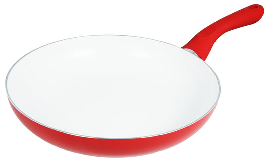 Buckingham Induction Ceramic Coated Frying Pan 24 cm, Red
