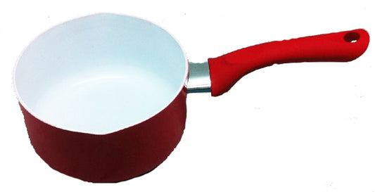 Buckingham Induction Ceramic Coated Milk Pan 14 cm, Red