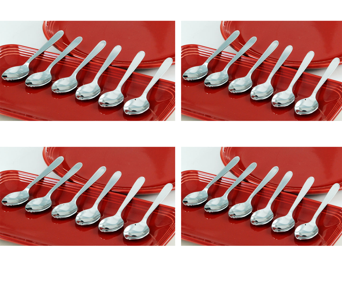 Buckingham Stainless Steel Tea Spoons Teaspoons : Pack of 24